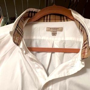 Vintage Burberry Shirt.  Instant Classic Size XXL